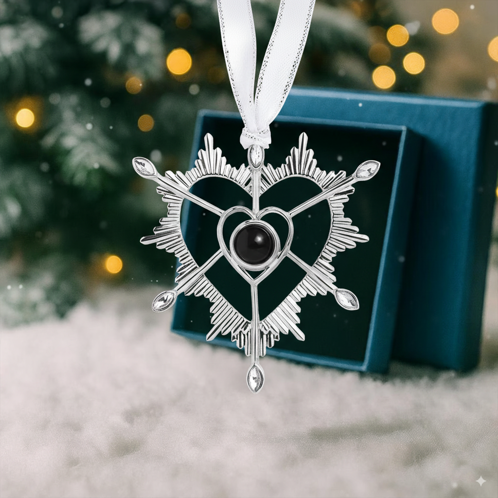 Personalized Sacred Heart Ornament
