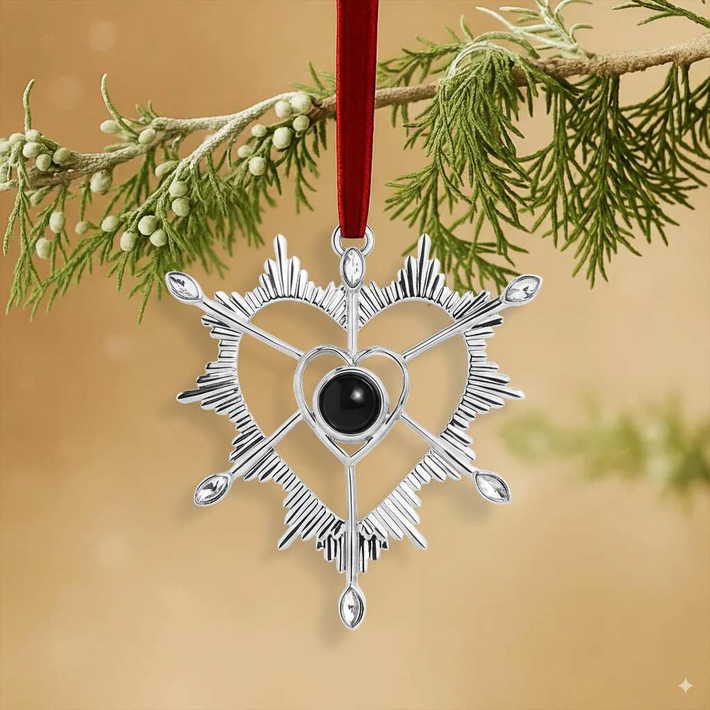Personalized Sacred Heart Ornament