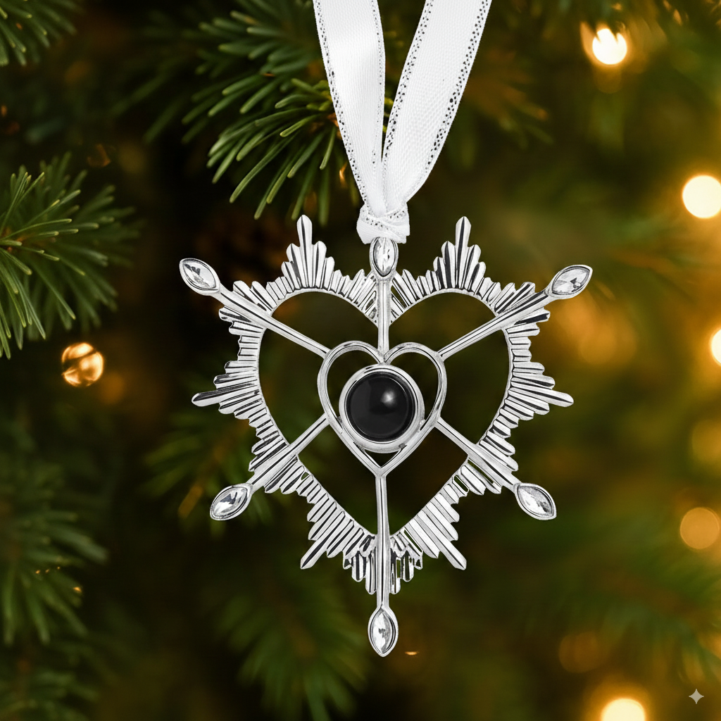 Personalized Sacred Heart Ornament