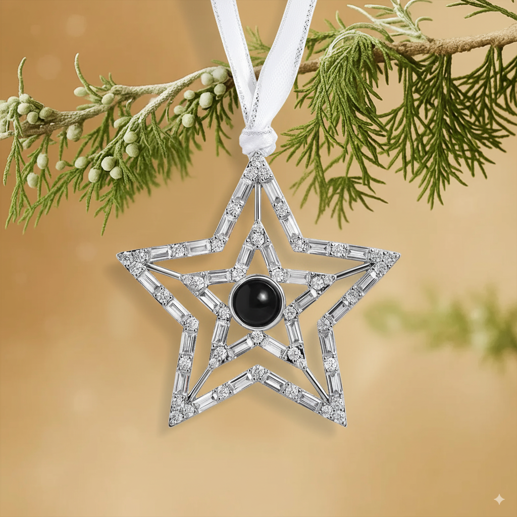 Personalized Star Photo Ornament