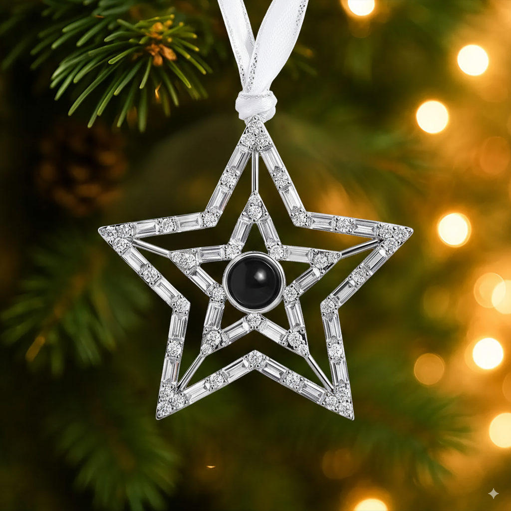 Personalized Star Photo Ornament